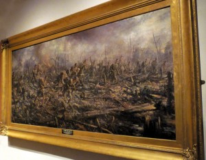 Battle of Neuve Chapelle painting